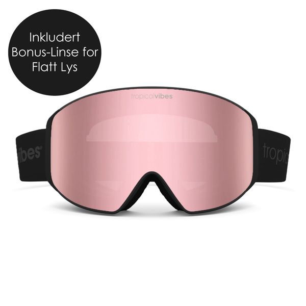 Hovedbilde Tropical Vibes® Goggles Hemsedal Edt | ALL Black - Powder Pink |