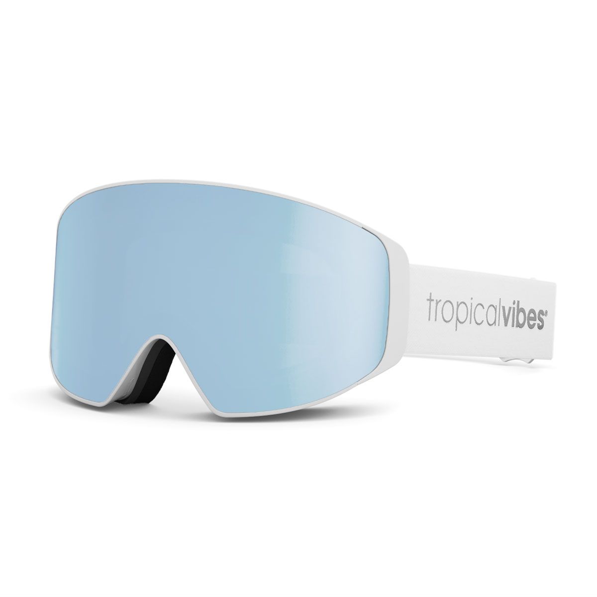 Tropical Vibes® Goggles Hemsedal Edt | White - Ice Blue |